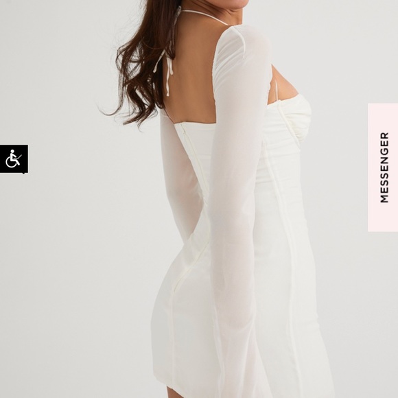 House of cb ivory baby doll dress - Picture 3 of 8